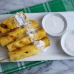 Grilled Pineapple With Coconut Rum Sauce