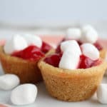 Cherry Pie Cookie Cups