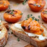 Honey and Thyme Grilled Apricots