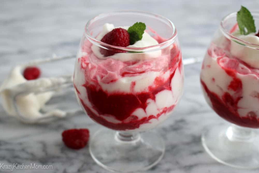 Raspberry Fool Dessert