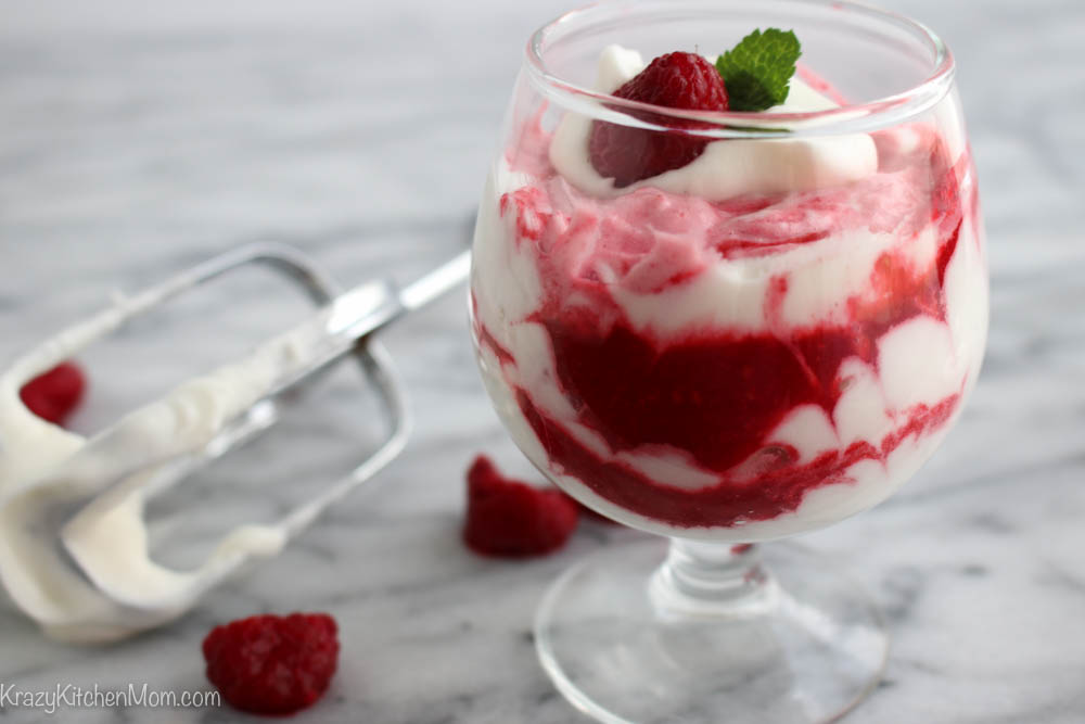 Raspberry Fool Dessert