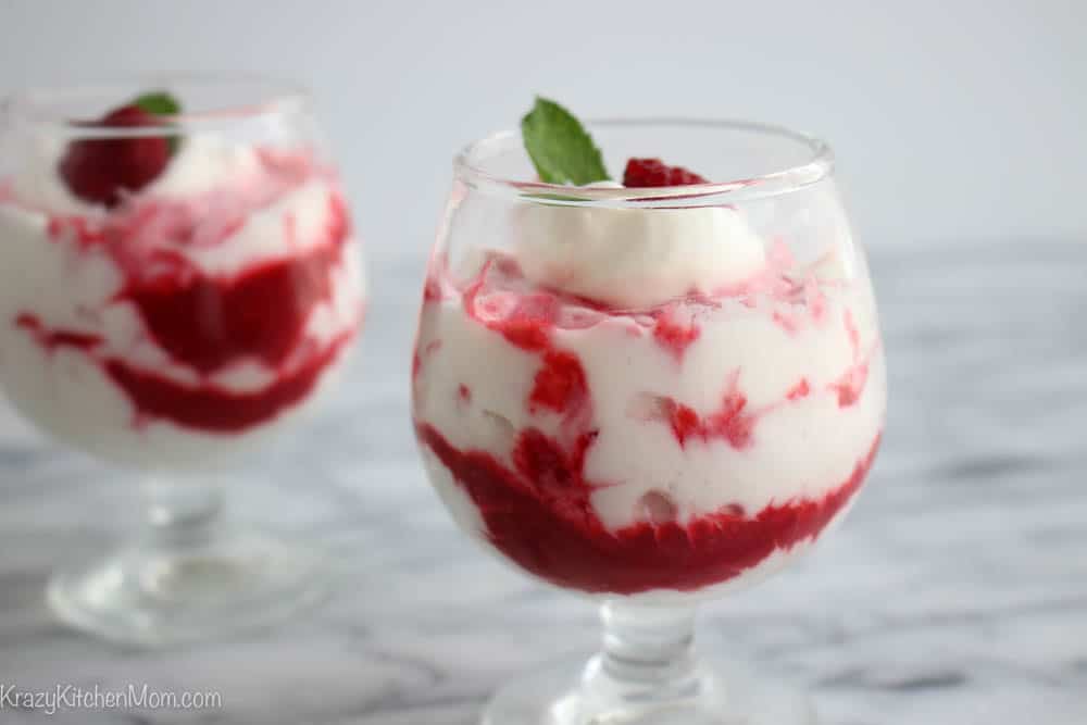 Raspberry Fool Dessert