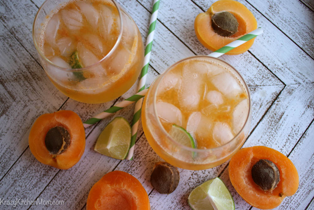 Sparkling Apricot Margaritas