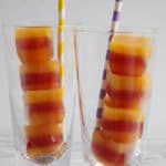 Fruit Juice Layered Ice Cubes