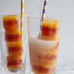 Fruit Juice Layered Ice Cubes