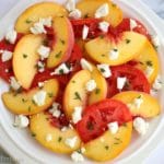 Peach Tomato Salad