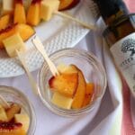 Peach and Gouda Skewers
