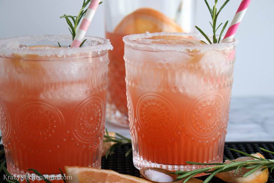 Rosemary Salty Dog Cocktail