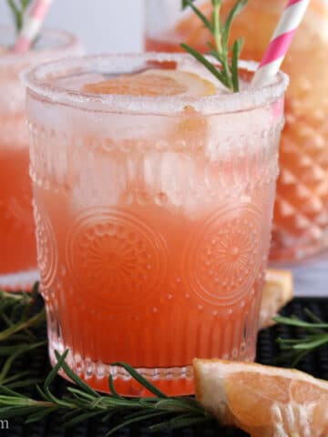 Rosemary Salty Dog Cocktail