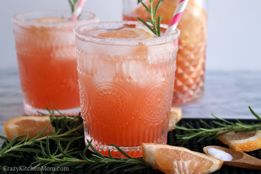 Rosemary Salty Dog Cocktail