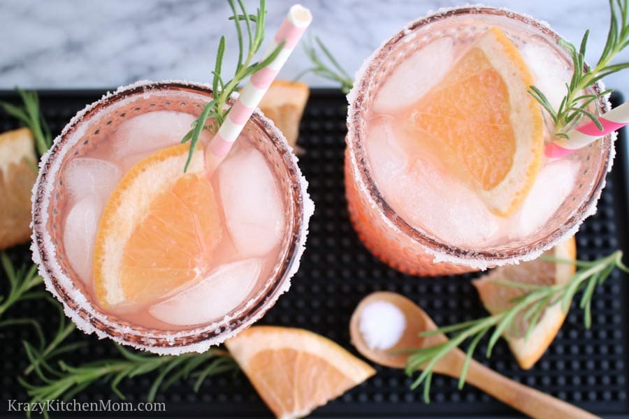 Rosemary Salty Dog Cocktail