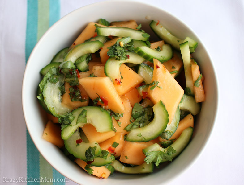 cucumber melon salad