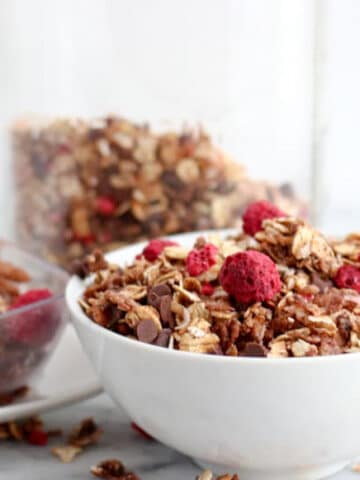 Chocolate Raspberry Granola