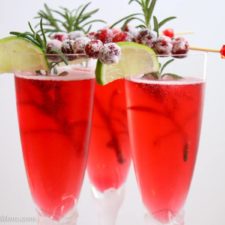 Cranberry Mimosas