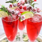 Cranberry Mimosas