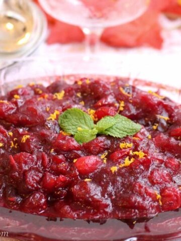 Cranberry Sauce with Cardamom and Cinnamon