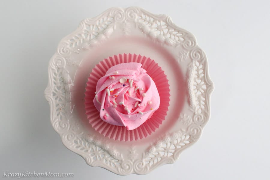 Pink Champagne Cupcakes with Pink Champagne Buttercream