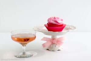 Pink Champagne Cupcakes with Pink Champagne Buttercream