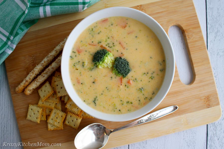 Homemade Broccoli Cheese Soup