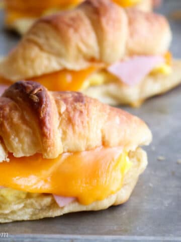 Egg Ham Cheese Croissants