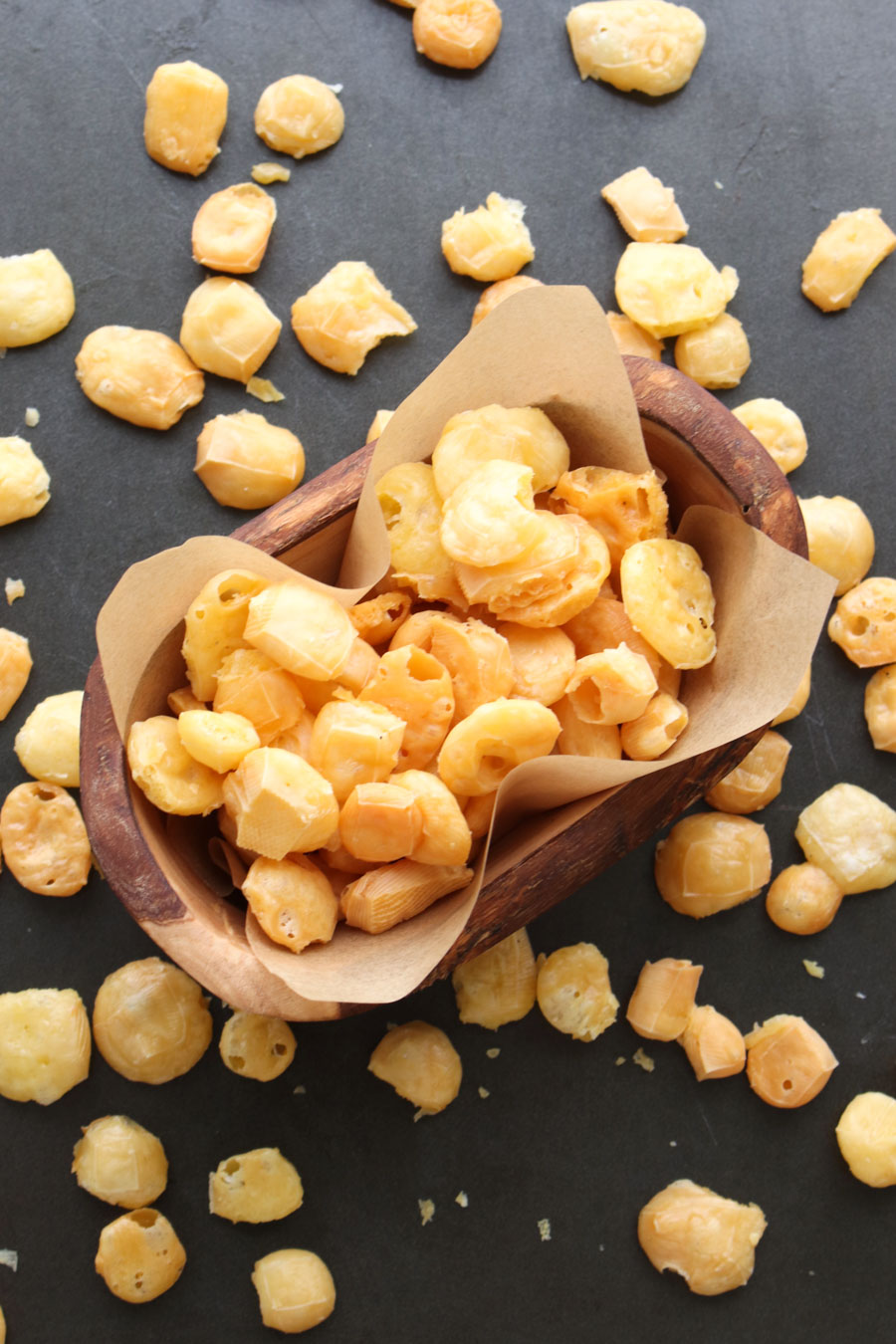 One Ingredient Gouda Cheese Puffs LowCarb Krazy Kitchen Mom