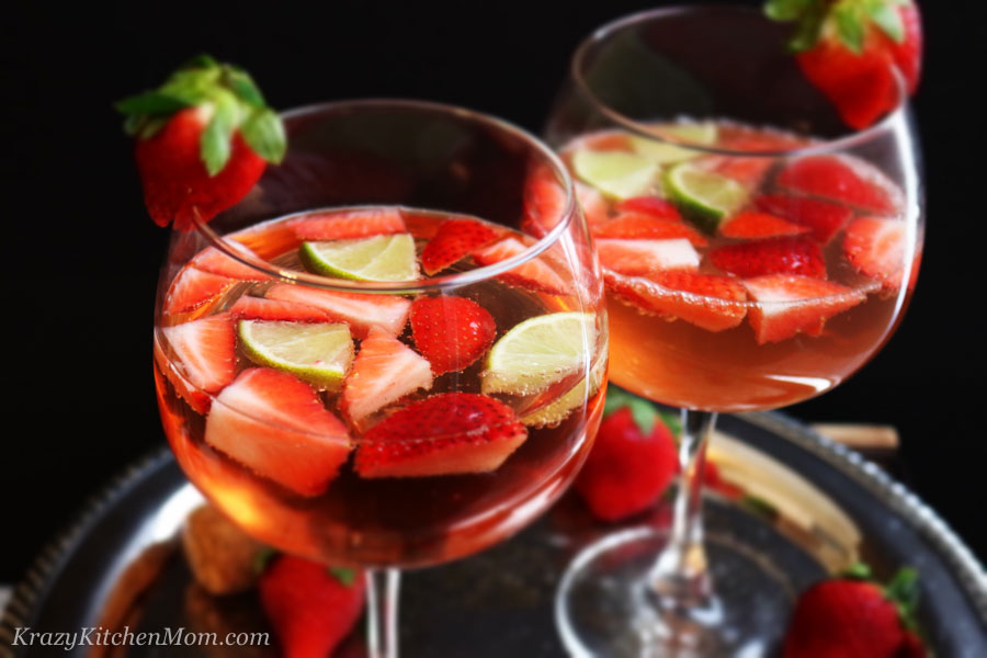 Strawberry Gin Spritzer