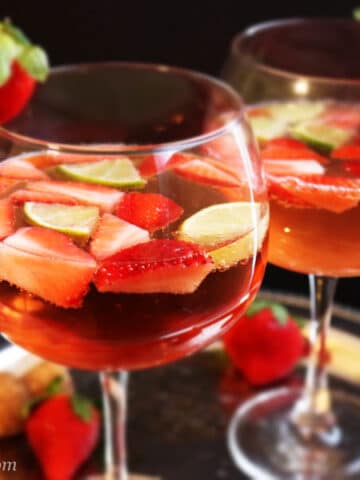 Strawberry Gin Spritzer