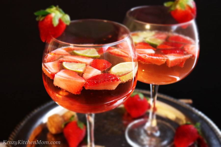 Strawberry Gin Spritzer