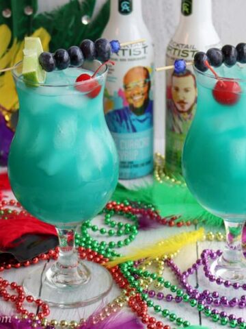 MARDI GRAS BLUE HURRICANE