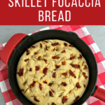 Easy skillet focaccia bread