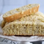 a plate of biscotti