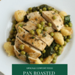 Pan Roasted Chicken with Gnocchi
