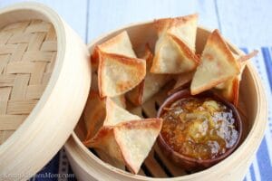 Air Fryer Asian Style Pork Wontons