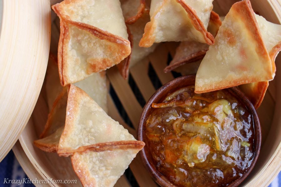 Air Fryer Asian Style Pork Wontons