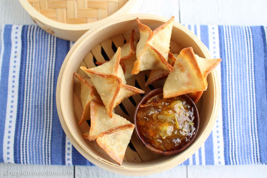 Air Fryer Asian Style Pork Wontons