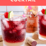 red wine mule cocktail