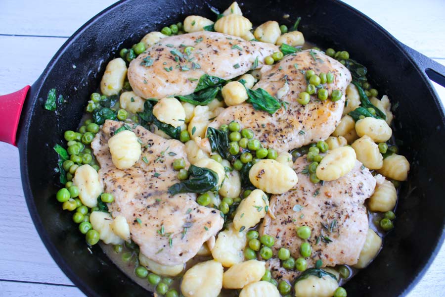 Pan Roasted Chicken with Gnocchi