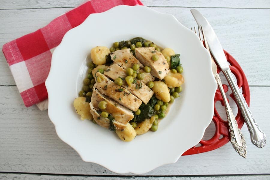 Pan Roasted Chicken with Gnocchi