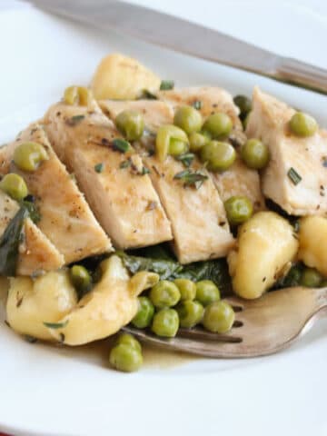 Pan Roasted Chicken with Gnocchi