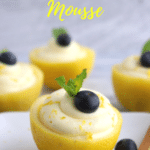 Lemon cheesecake mousse