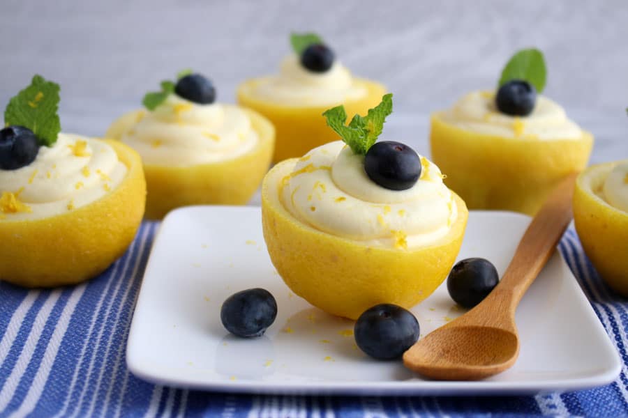 Lemon cheesecake mousse