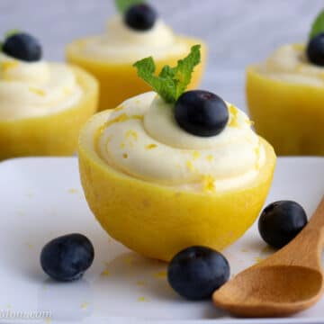 Lemon cheesecake mousse