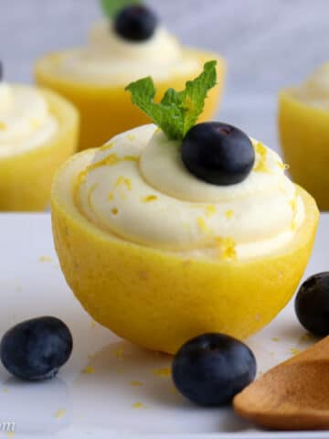 Lemon cheesecake mousse