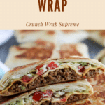 Crunchy Taco Wrap Sliced