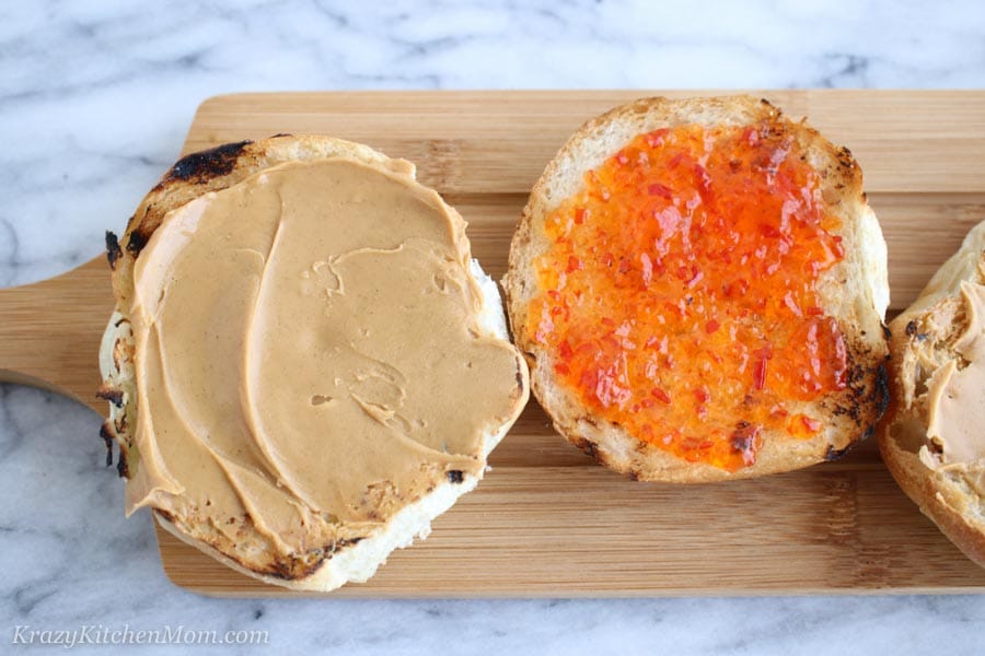 Peanut Butter And Jelly Burger Krazy Kitchen Mom