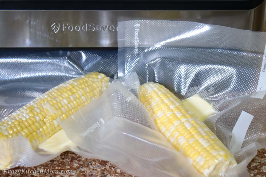 corn on the cob vacuum sealed