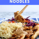 Thai Peanut Chicken and Noodles