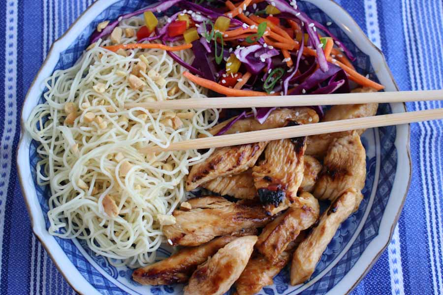 Thai Peanut Chicken Noodles