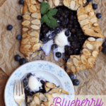 Blue Berry Galette with ice cream