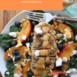 GRILLED PEACH CHICKEN SALAD